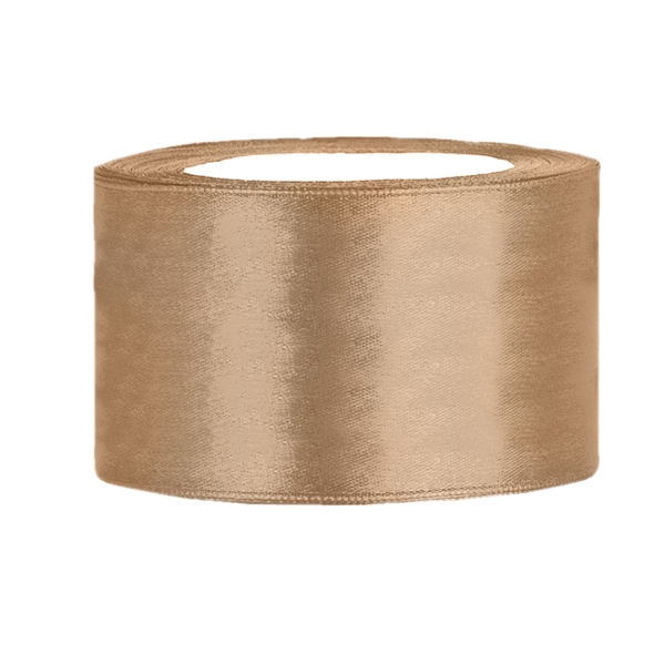 523 24 Hell Gold Satinband Breit Basteln Partydeco Unifarbene Bänder