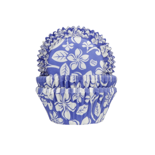 547 8 Muffinformen Blau Aloha Hibiskus Hawaii House of Marie House of Marie