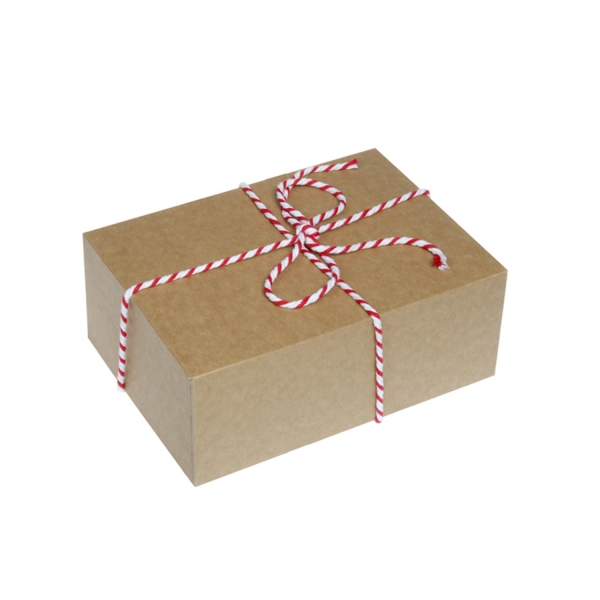 6er Cupcake Box aus Kraftpapier/braun