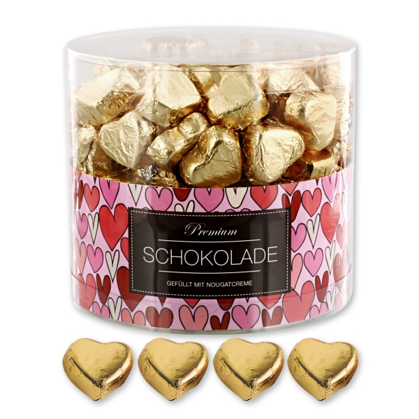 Günthart 150 goldene Herzen aus Schokolade | Herzen