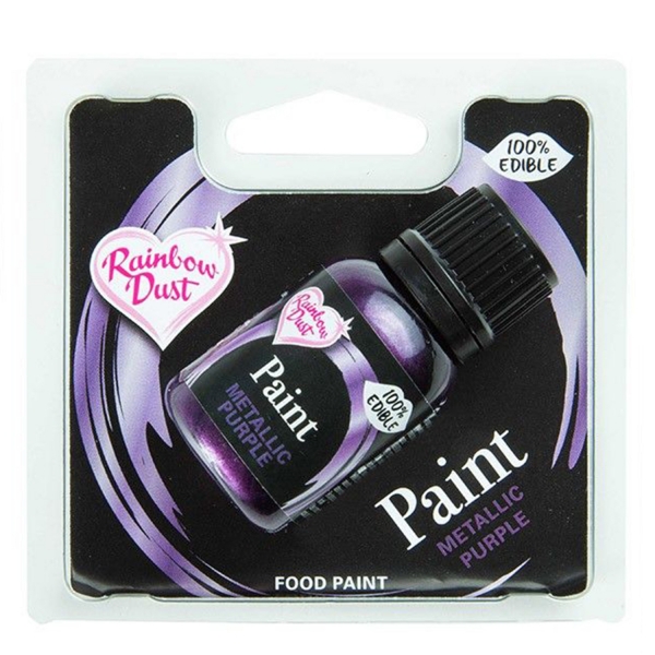 728 10 Rainbow Dust Rainbow Dust Metallic Lebensmittelfarbe, lila