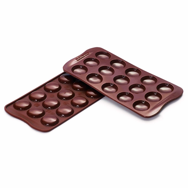 778 7 Silikomart Silikomart Silikonform Pralinen MacaronenMacaron-Silikonmatte