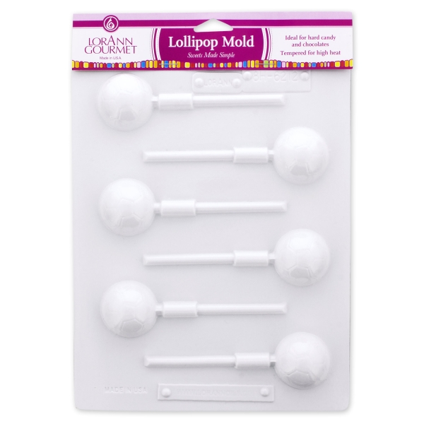 950 11 Fussball Lolli Lutscherform LorAnn LorAnn Fußball Lollipop Form
