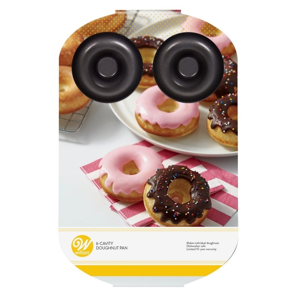 CS 003donutform6stueckmetall CakeSupplies Backformen Donut Form für 6 Stück, aus Metall