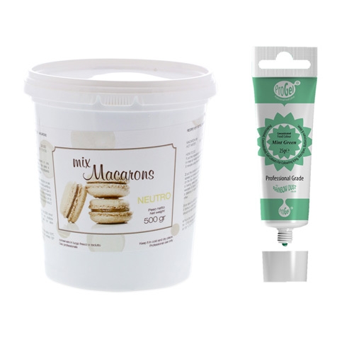 Macarons Backen Mint Pavoni Italia S.P.A. - Rainbow Dust Macaronmatten & Macaron Backmischungen