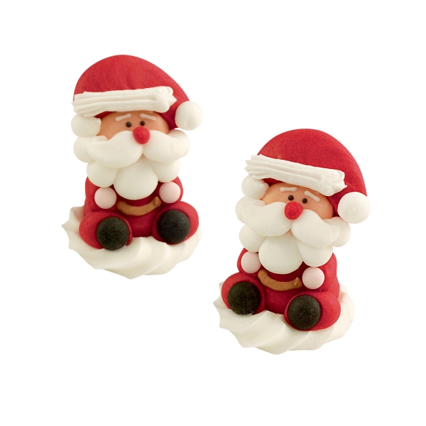Nikolaus 3D Sitzend Cupcake Tortendeko 3077 Günthart Weihnachten