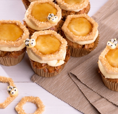 Bienenstich Cupcakes