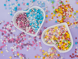  Streudeko / Essbare Glitter / Streusel