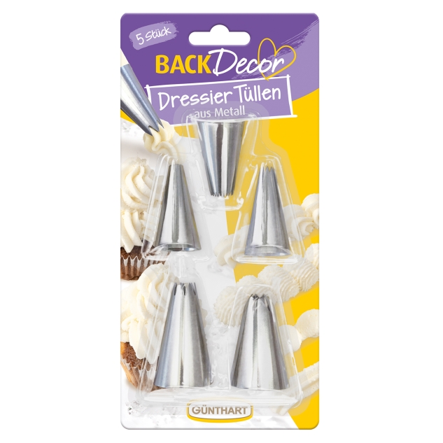 BackDecor Spritztüllen Set 5-teilig 