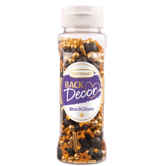 BackDecor Premium Streuselmix Black Glam, 110 g 