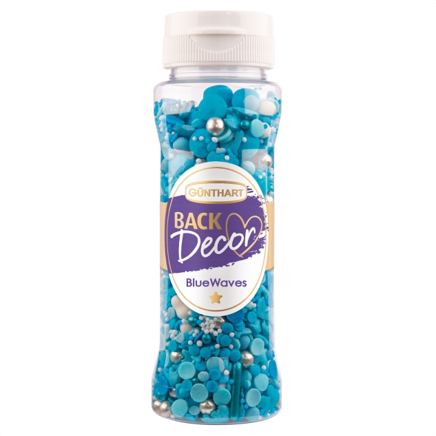 BackDecor Premium Streuselmix Blue Waves, 110 g 