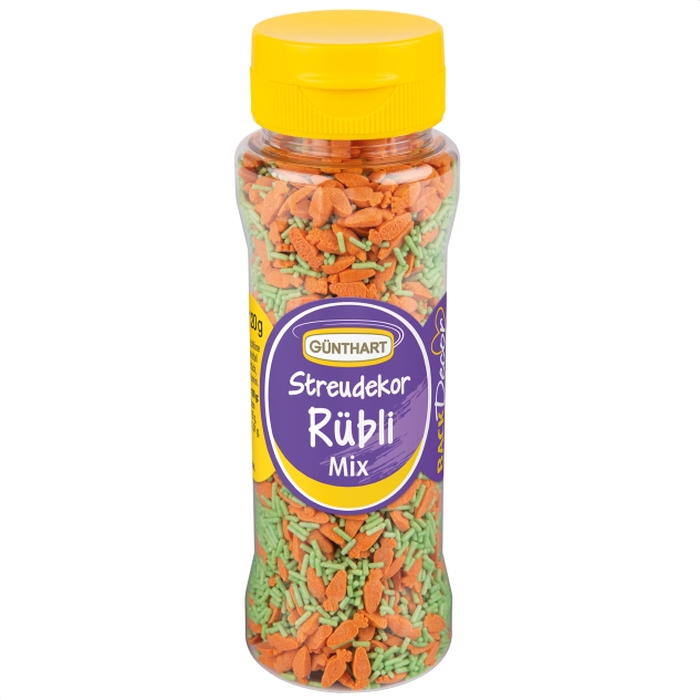 BackDecor Streudekor Rübli Mix, 120 g 