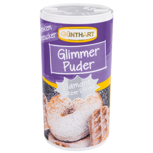 BackDecor Glimmer Puder Weiß, 100 g 