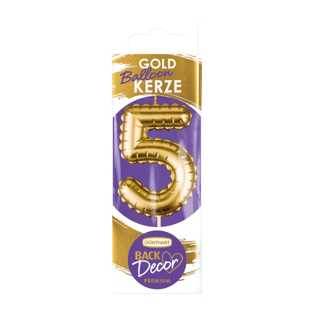 BackDecor Premium Kerze 5 