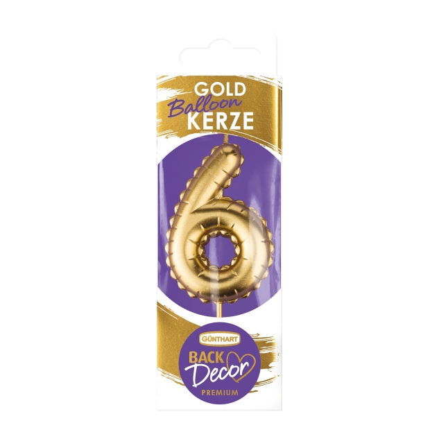 BackDecor Premium Kerze 6 