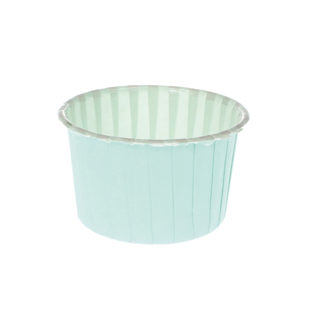 24 Muffinförmchen Aqua 