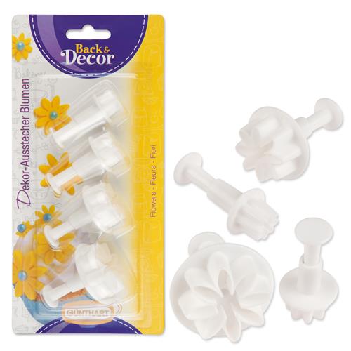Fondant Ausstecher Set Blumen 