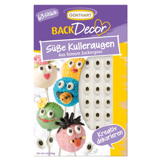 BackDecor 63 Süße Kulleraugen aus Zucker 