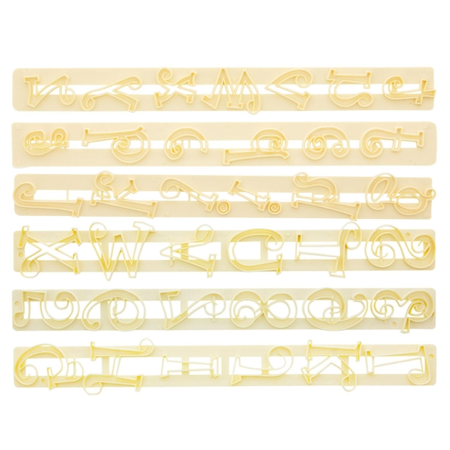 FMM Komplettes Buchstaben und Nummern Set Funky, Fmm 