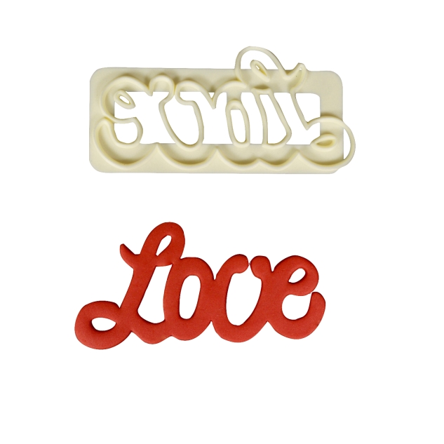 FMM Ausstecher Love Schriftzug 