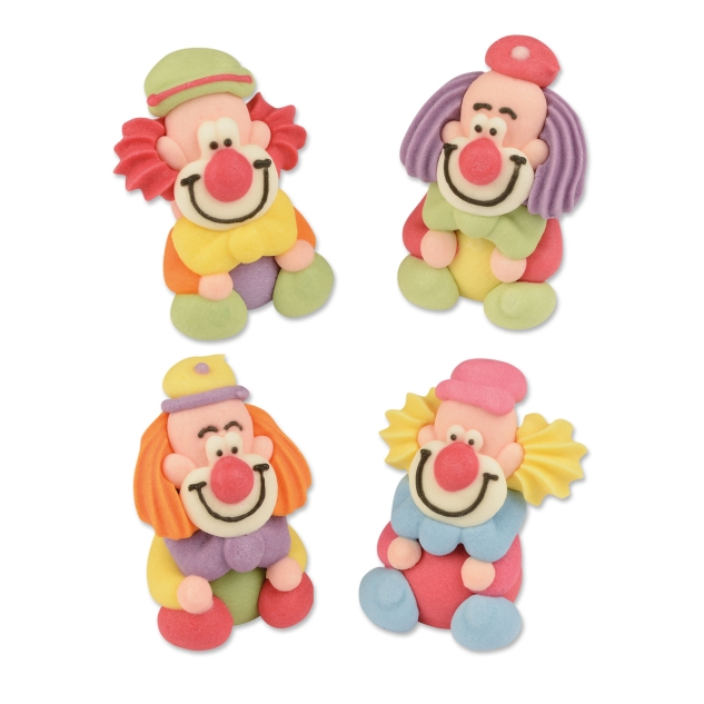 Günthart 48 Clowns sitzend aus Zucker 