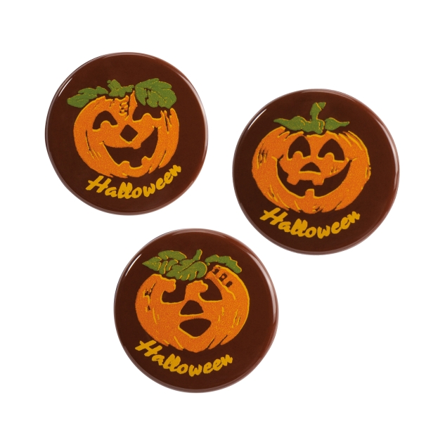 Günthart 160 Halloween Kürbisse, aus dunkler Schokolade 