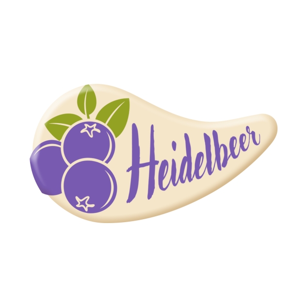 Günthart 100 Stück Spezialitäten Dekor Heidelbeer weiße Schokolade für Torten Desserts Gebäck und Pralinen Dekoration aus Schokolade 