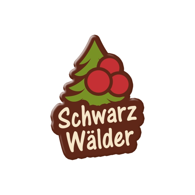 Günthart 120 Stück Spezialitäten Dekor Schwarzwälder weiße Schokolade für Torten Desserts Gebäck und Pralinen Dekoration aus Schokolade 