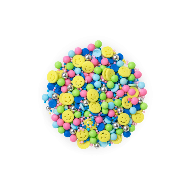 Günthart 1 Stück Streudekor Happy-Mix 600 gr bunte Zuckerstreusel zum Dekorieren 