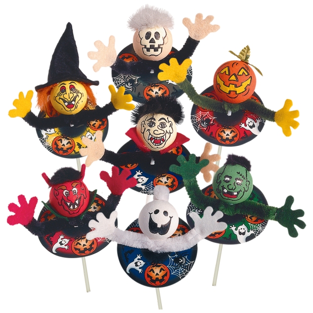 100 Chenille Halloween Karneval Einstecker 