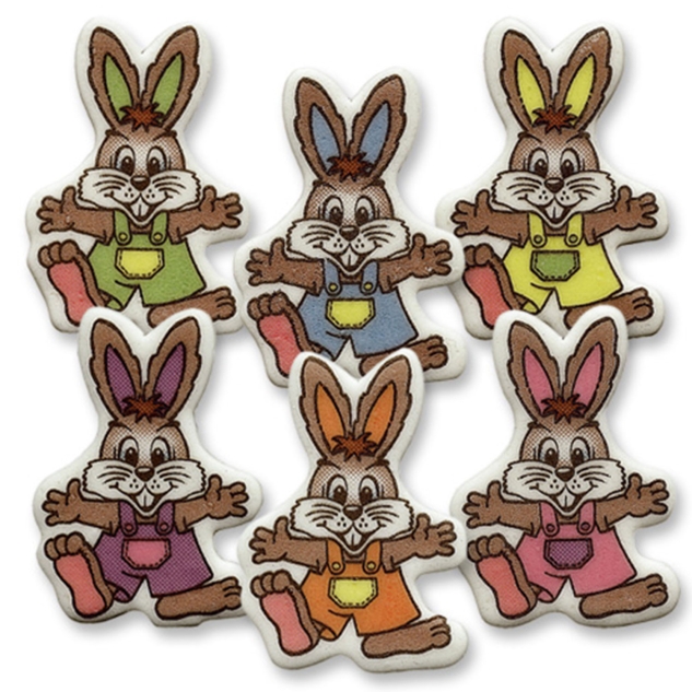 100 Osterhasen Aufleger für Torten und Cupcakes 