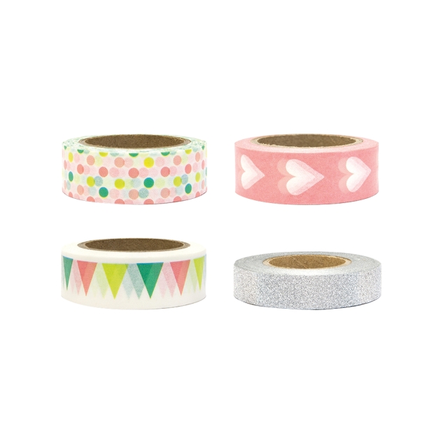 Washi Tape Set, Geburtstag 