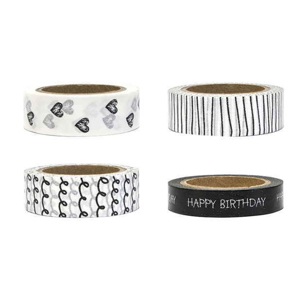 Washi Tape Set, Happy Birthday 