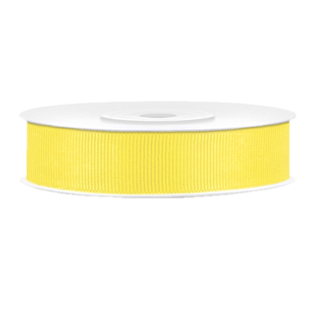 Ripsband gelb B:15mm / L: 25m 