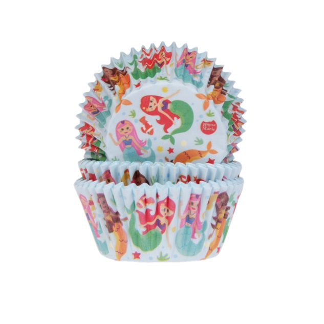 50 Muffinförmchen Meerjungfrau 