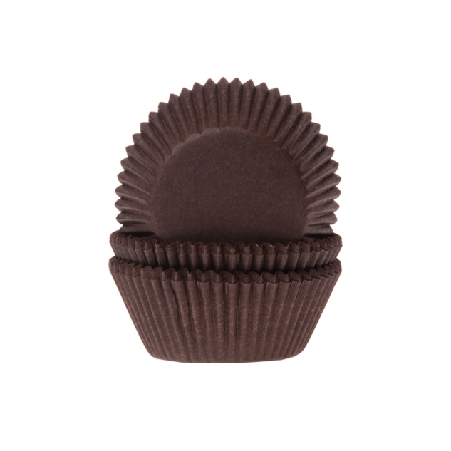 50 Muffinförmchen, braun 