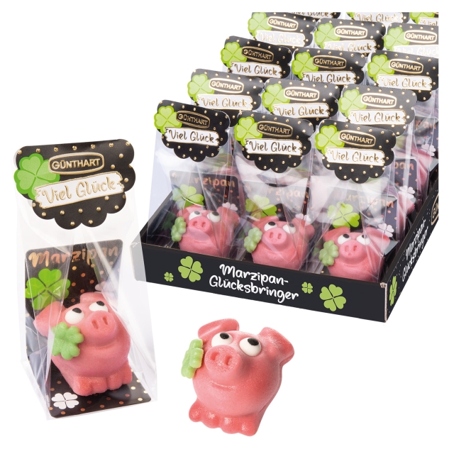 Günthart 15 Marzipan Schweinchen einzeln verpackt 