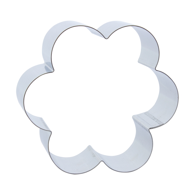 1 Ausstecher / Dessertring Blume 