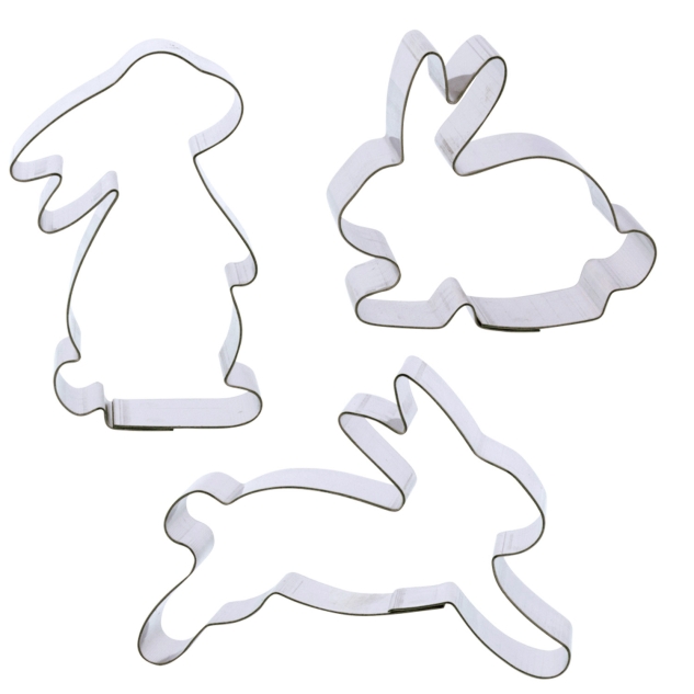 1 Keks - Ausstecher - Set Hasen 