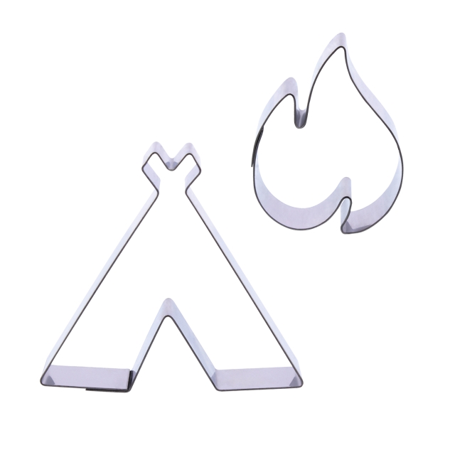 1 Keksausstecher Set Lagerfeuer 