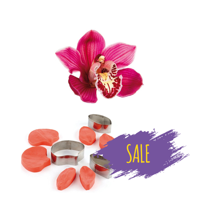 1 Veiner/Prägewerkzeug Orchidee 