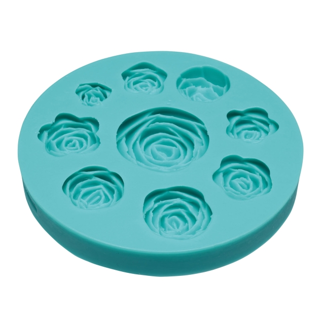 Sweetly Does It Rosen-Silikon-Fondantform 