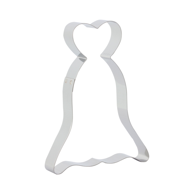 1 Keksausstecher Kleid mit Herzausschnitt 