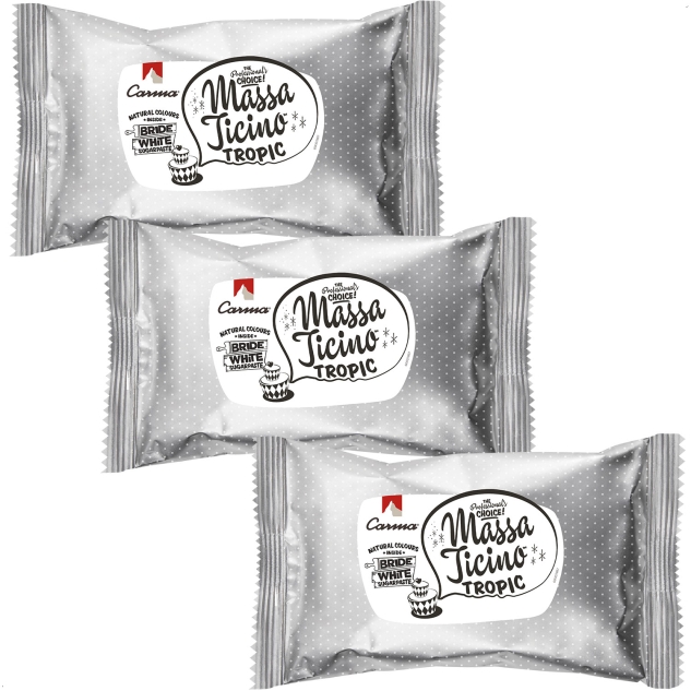 Massa Ticino Tropic Bride White | weiß, 3 x 1kg (3 kg) 