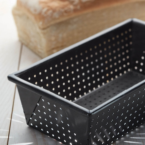 1 Kitchencraft Crusty Bake Kastenbackform mit Löchern 