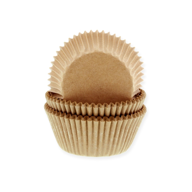 50 Muffinförmchen Natur (ungebleicht) 