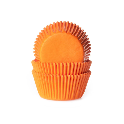 50 Muffinförmchen, orange 