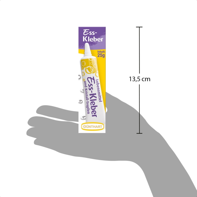 BackDecor Essbarer Kleber aus Zucker, 25 g 