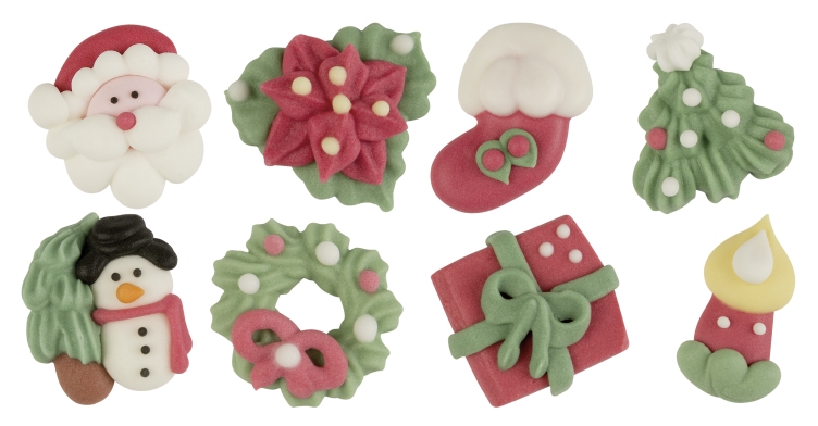 48 Zucker- Weihnachts- Set, gross 