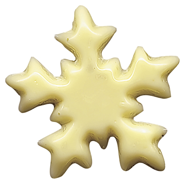 Günthart 200 Stück weiße Schneeflocken Dekor für Cupcakes und Plätzchen Winterdeko 